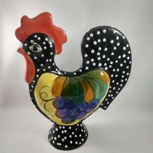 Turov art signed Rooster figurine